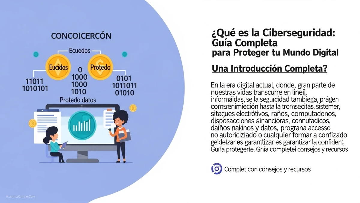Â¿QuÃ© es la Ciberseguridad? Una GuÃ­a Esencial para Entender y Proteger tu Entorno Digital