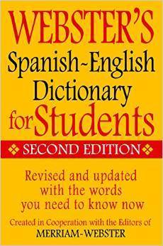 Diccionario EspaÃ±ol-InglÃ©s de Webster 