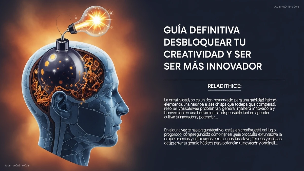 Desbloquea tu Potencial Creativo: GuÃ­a Completa para Ser MÃ¡s Innovador en AlumnosOnline.com